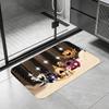 Anime 7-Cookie Run Kingdom Floor Mat Diatomite Bath Mat, Quick Dry Absorbent Non-Slip Door Mat