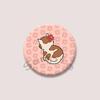 Funny No Talk Me Im Angry Cat Button Pin Custom Creative Pride Flag Brooch Bag Clothing Cartoon Badge Jewelry Gift for Friends