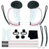 Für Meta Quest 3 VR VR Controller Griffe Batterieabdeckung mit verstellbaren Aktivgurten Rutschfest für Meta Quest3 VR Zubehör