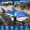 Remote Control Shark Car Toys for Kids,2.4GHz RC Cars Simulation Shark with Cool Light, 360° Stunt Drift & Most Terrains,Outdoor Toys for Birthday