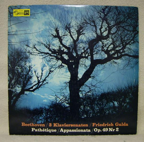 

LP Record FRIEDRICH GULDA Beethoven 3 Klaviersonaten SMS2364 Concert Hall Switzerlan Classical Used