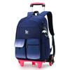 Zaino Scolastico con Ruote Zaino Trolley per Bambine Studentesse Zaino a Ruote Trolley Borsa Scolastica Trolley da Viaggio Bagaglio
