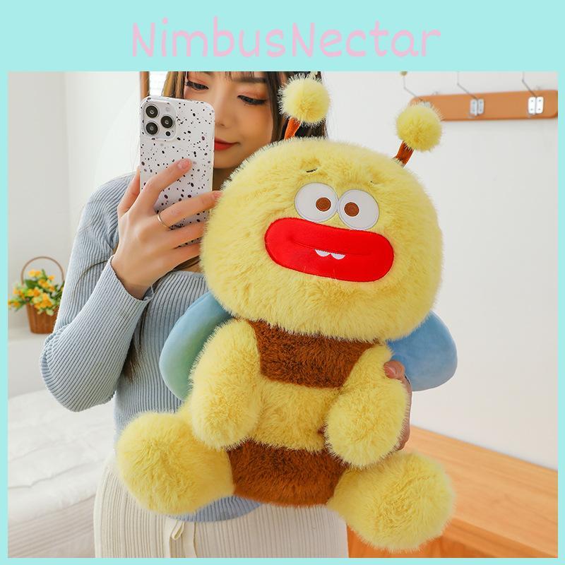 Adorable Bee Plush Toy Soft Cuddle Pillow For Kids And Girls 35cm To 90cm
