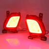 1 Pair reflector LED Rear Bumper Light Fog Lamp Brake Light Turn Signal For Toyota Highlander 2015 2016 2017 2018