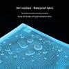 A6 Transparent Waterproof PVC Mesh Zipper Document Bag for Office and Student Use