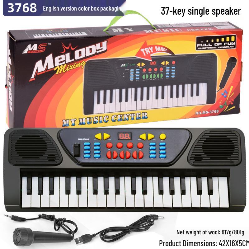 Multifunctional 61-Key Electronic Keyboard for Kids - Beginner Music Toy & Early Education Piano
