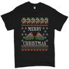 Merry Christmas T Shirt Cute Bullfinch Ugly Sweater Theme Xmas Unisexs