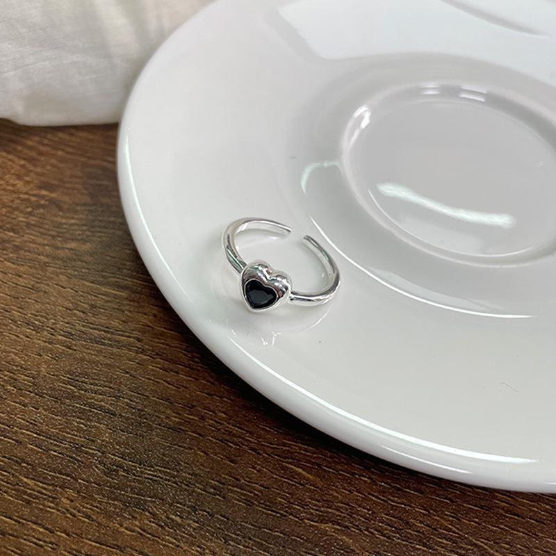 Lan Zhi 925 Sterling Silver Open Ring: Tarnish-Free, Minimalist, Trendy Jewelry for Women.
