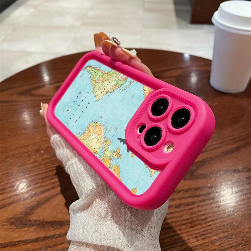 

N90 Maps art design Мягкие чехлы для телефонов «ангельские глазки» для iPhone 15 14 12 11 Pro Max 13 mini 7 8 6S Plus XS Max XR SE противоударный чехол-бампер for iPhone 5/5s