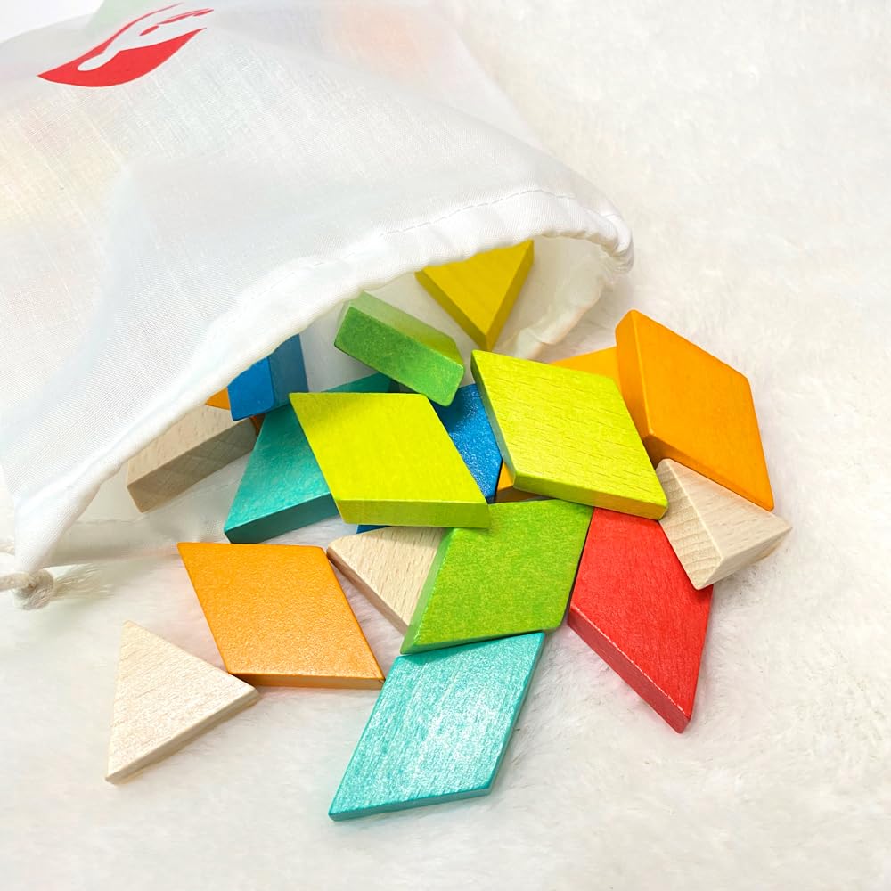 Classic World 3D Shape Wooden Observation Skills Exam Girls and Ages 3 and Kindergarten Entrance Birthday Educational Christmas Gift Puzzle, Puzzle,