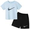 Kinder Sommer Neues Kurzarm-T-Shirt+Shorts 2-teiliges Trainingsanzug Set Junge Mädchen Geburtstagsgeschenk 3-12 Jahre Kleidung Lässig Mode Jogginganzug