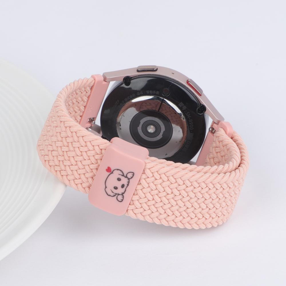 18 20 22mm Watch Straps for Amazfit Bip 6 5 Active 2 GTR/GTS 4/3 Magnetic Braided Bracelet Galaxy Watch 7/FE/5/6/4 Classic Band