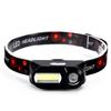 Multifunctional USB Rechargeable COB Headlamp with 18650 Battery for Outdoor and Emergency Use