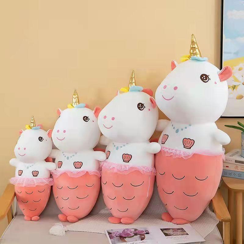 Plush Unicorn Mermaid Toy Doll Room Decoration Ornaments Child Christmas Gift