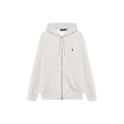 Polo Pony Embroidery Zip-up Hoodie MNBLKNIM1C10054-D86