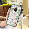 Ring Back Cover Phone Case For ZTE Nubia Focus Pro 5G Phone Holder Wrist Strap Silicone Shockproof Durable Anti-dust