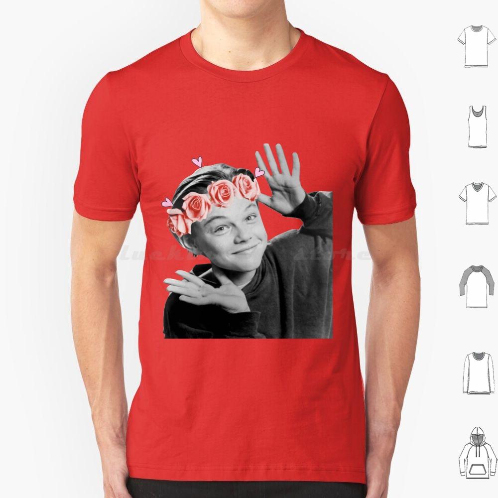 Young Leonardo Dicaprio Flower T Shirt Men Women Kids 6xl Leonardo Dicaprio Leonardo Leo Young Leo Titanic Dicaprio 90s Movies