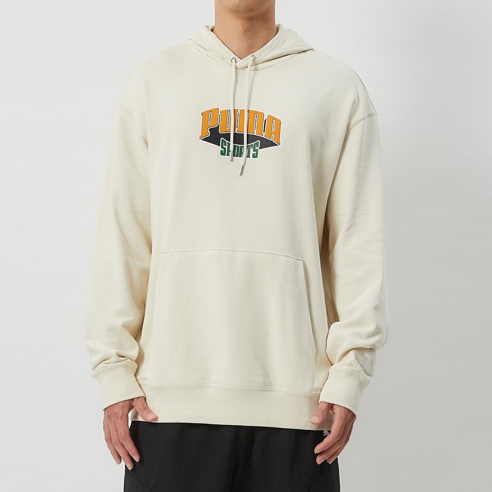 Puma Letter Print Design Hooded Long Sleeve American Vintage Sweatshirt Men sweatshirt Off-White 626179-87