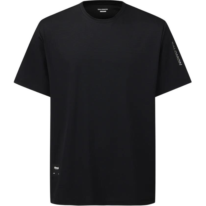 Salomon Loose Fit Letter Print Round Neck Short Sleeve Running T-Shirt Men tops LD0087300 M