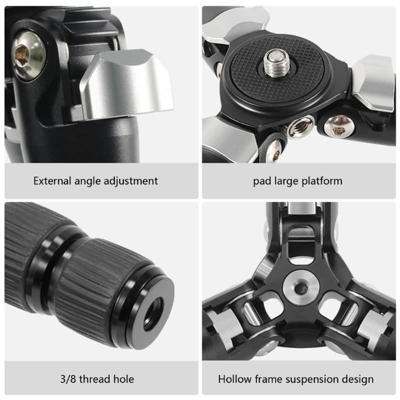 Portable Carbon Fiber Tripods with Ball Head for Camera Photography for Travel and Outdoor Use Providing High Stability