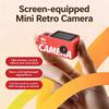 Mini-Schlüsselanhänger-Kamera Magecam Digitalkamera 0,96 Zoll Schlüsselanhänger-Kamera Retro Unterstützung Speicherkarte 1080P Sehr Kleiner Camcorder Video-Rekorder mit Blitz