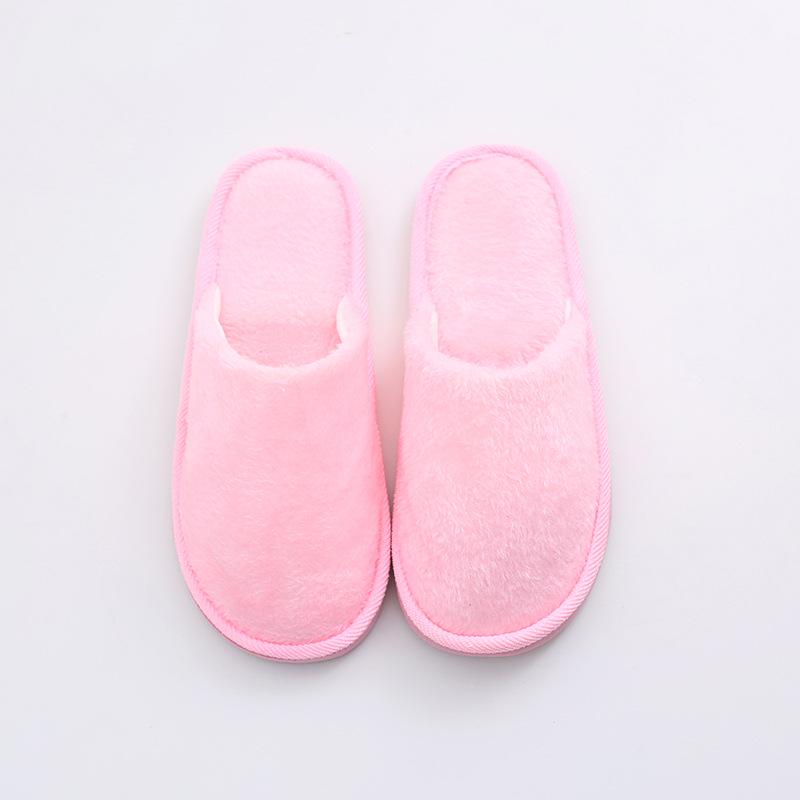 New Plush Indoor Autumn & Winter EVA Cotton Slippers for Warmth On Wooden Floors