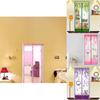 Premium Mosquito Door Net Mesh Screen With Hands-free Magnetic Closure For Indoor And Outdoor Use
