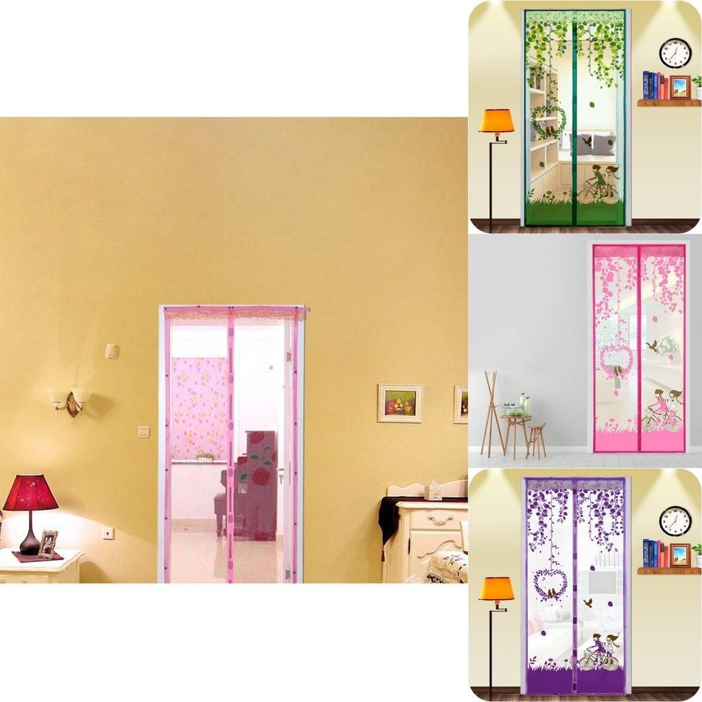 Premium Mosquito Door Net Mesh Screen With Hands-free Magnetic Closure For Indoor And Outdoor Use