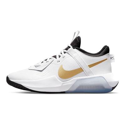 Air Zoom Crossover GS White Metallic Gold Kids Sneakers Black DC5216-100