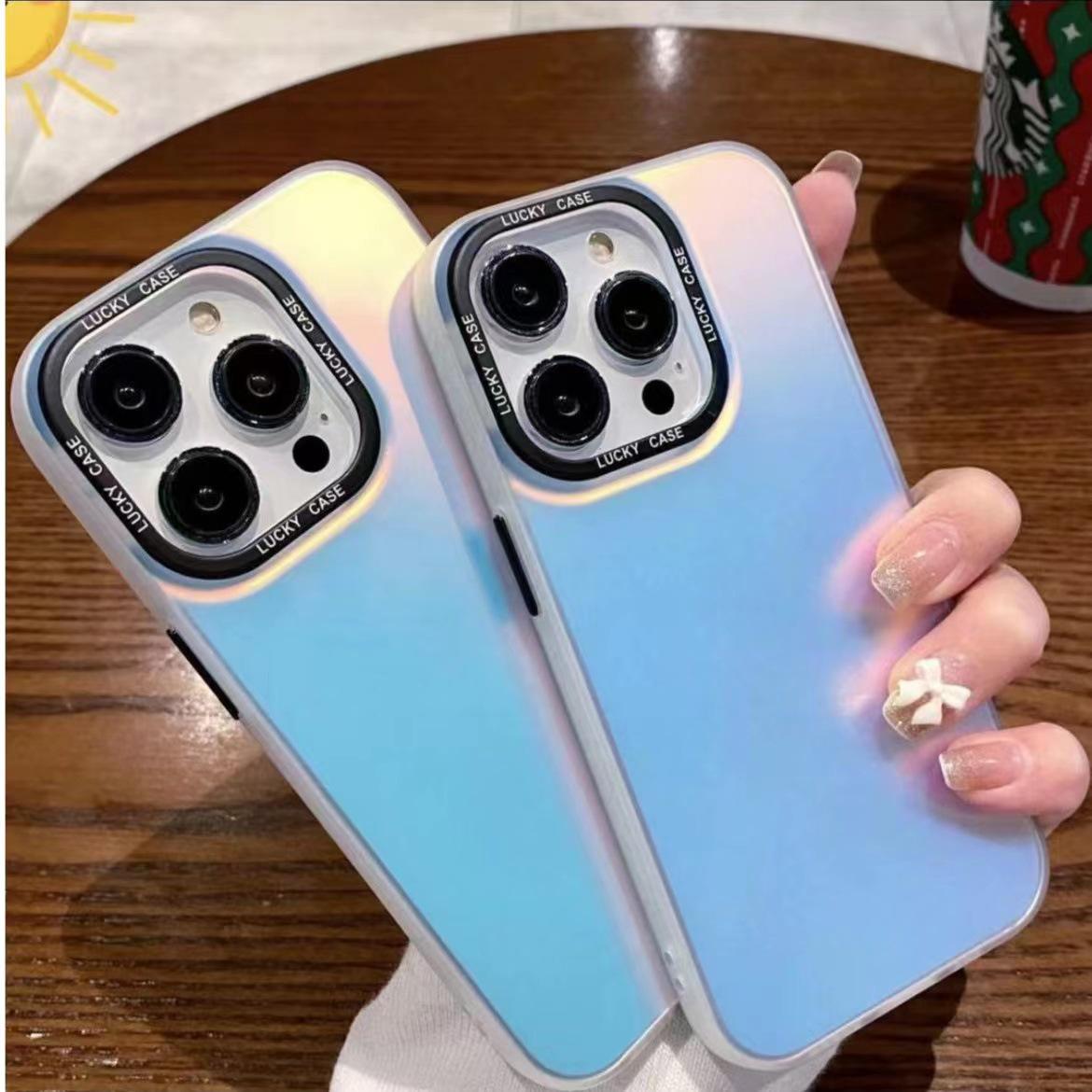 

Градиєнтний лазерний акриловий чохол для телефону для Redmi K60, Xiaomi 11, Note 12 та 10 Pro Redmi Note 11E PRO 5G