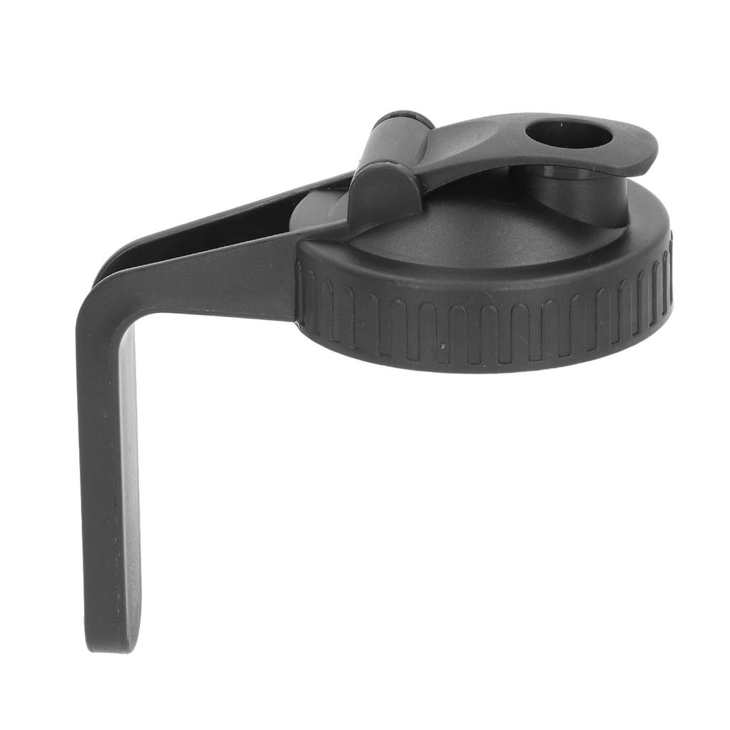 Ausgießerdeckel Schwarz Klappdeckel Dichtender Kunststoff Weithalsdeckel mit Griff für Mason Jar 70mm Mündung