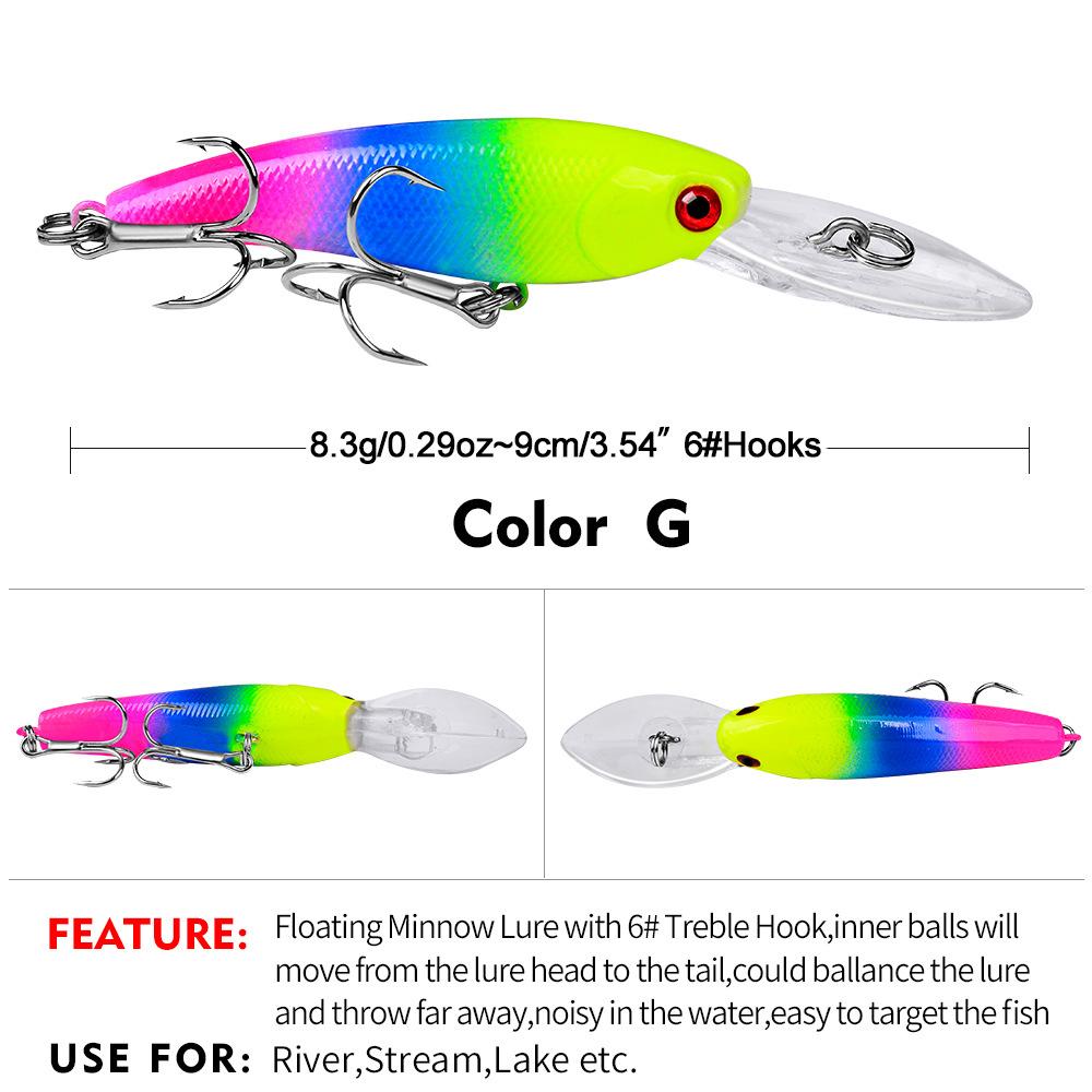 Outdoor Fishing Mino Bait 8.3g/9cm Lure