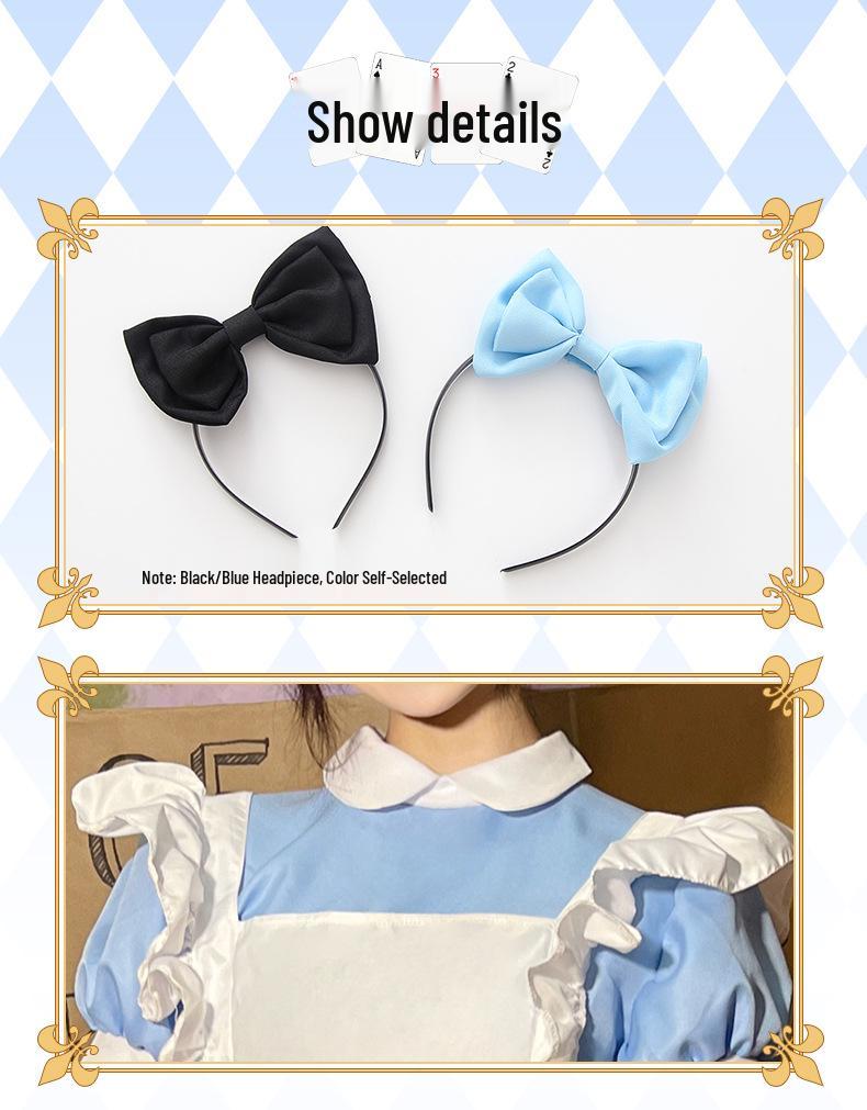 Fugitive Alice Princess Blue Maid Costume – Sweet French Halloween Dress