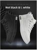 Men's 2024 Summer High-Top White Sneakers - Versatile, Trendy, Casual Sports Shoes