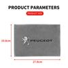 Fashion New Car Drying Towel Suede Coral Velvet Double-sided Car Cleaning Cloth For Peugeot 206 208 306 307 308 407 408 508 2008