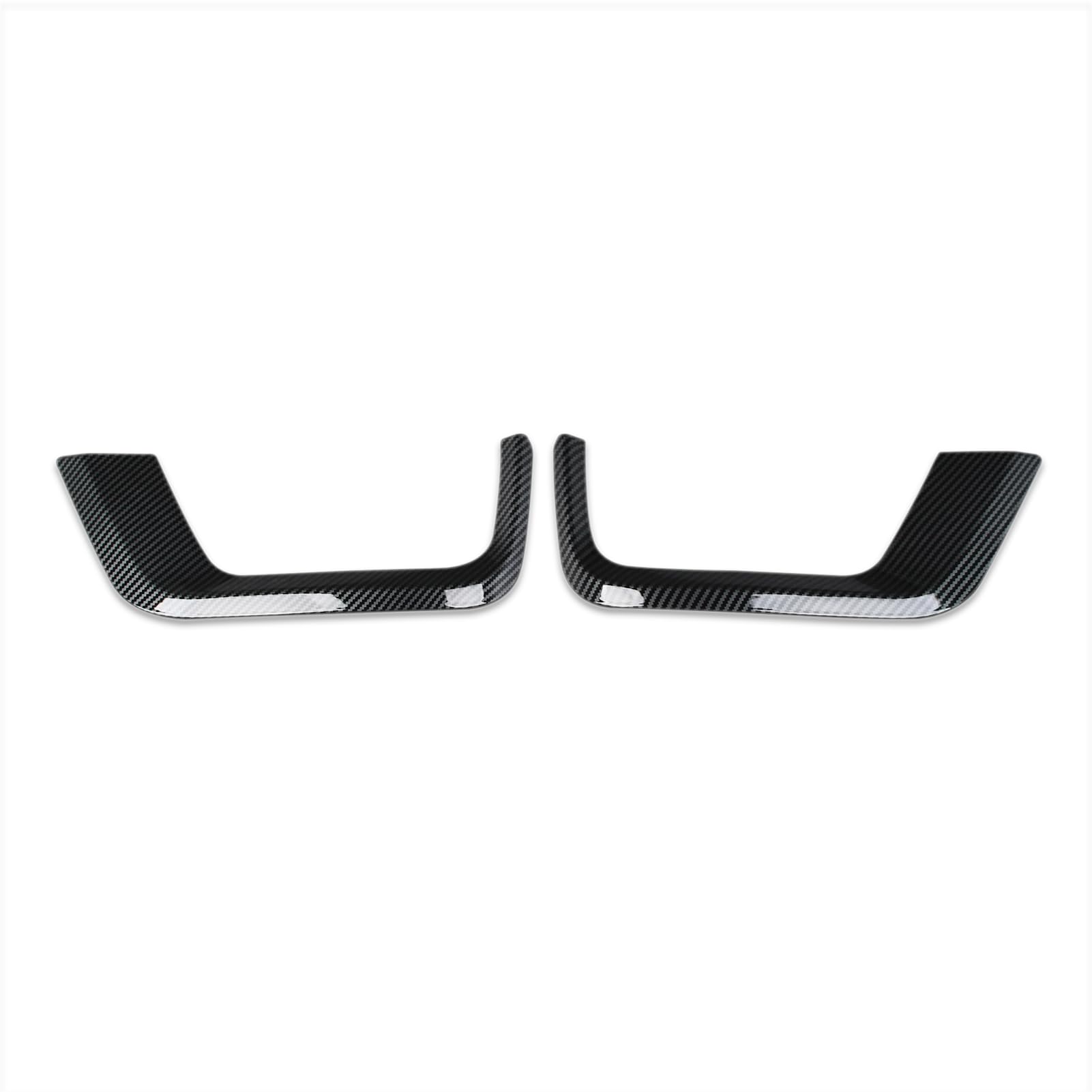 

RUIQ Toyota Land Cruiser 300 Series Exterior Front Fog Lamp Ring Designed Exclusively for the Toyota Landcruiser 300 Carbon Fiber Garnish, (Black