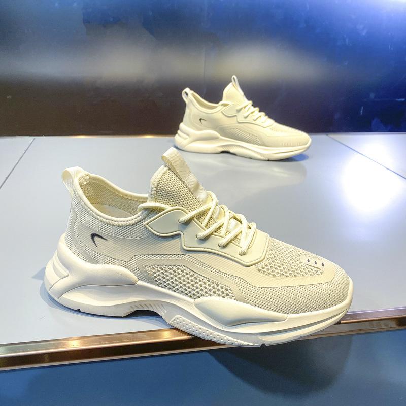 Breathable hollow mesh shoes mesh sneakers platform running dad shoes 39