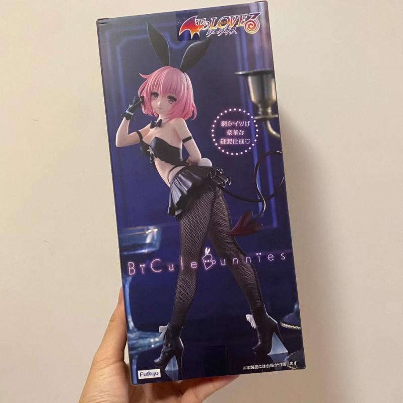 NEW Genuine FuRyu To Love Ru Darkness 27cm Momo Belia Deviluke BiCute Bunny Girl Desktop Cute Anime Figure Toys Gift