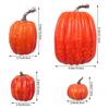 7Pcs Halloween Pumpkin Ornaments Simulated Pumpkin Decorative Props for Party Home Decor Harvest Festival Halloween Supplies