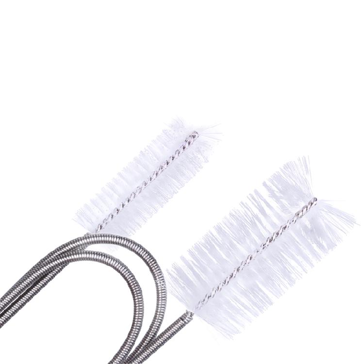 Aquarium Filter Brush Hose Clean Brushes Stainless Steel Flexible Cleaner Brush