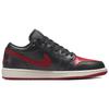Air Jordan 1 Low Bred Sail Women Sneakers Black Gym-Red DC0774-061