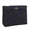 Cosmetic Makeup Spade Flower Qu KK254 Kate Spade [Kate Spade] Pouch, Pouch, Women's, Outlet, Brand, Black, Cosmetic, 001, [product]