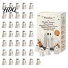 Micro Landscape Accessories Mini Ghost Flipping Middle Finger Figurines for Halloween Decorations Miniature Resin Holiday Tabletop Scenery