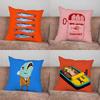 Sardines Art Pillow Case For Home Bedroom Car Office Decoration Living Room Sofa Cushion Cover Suitable