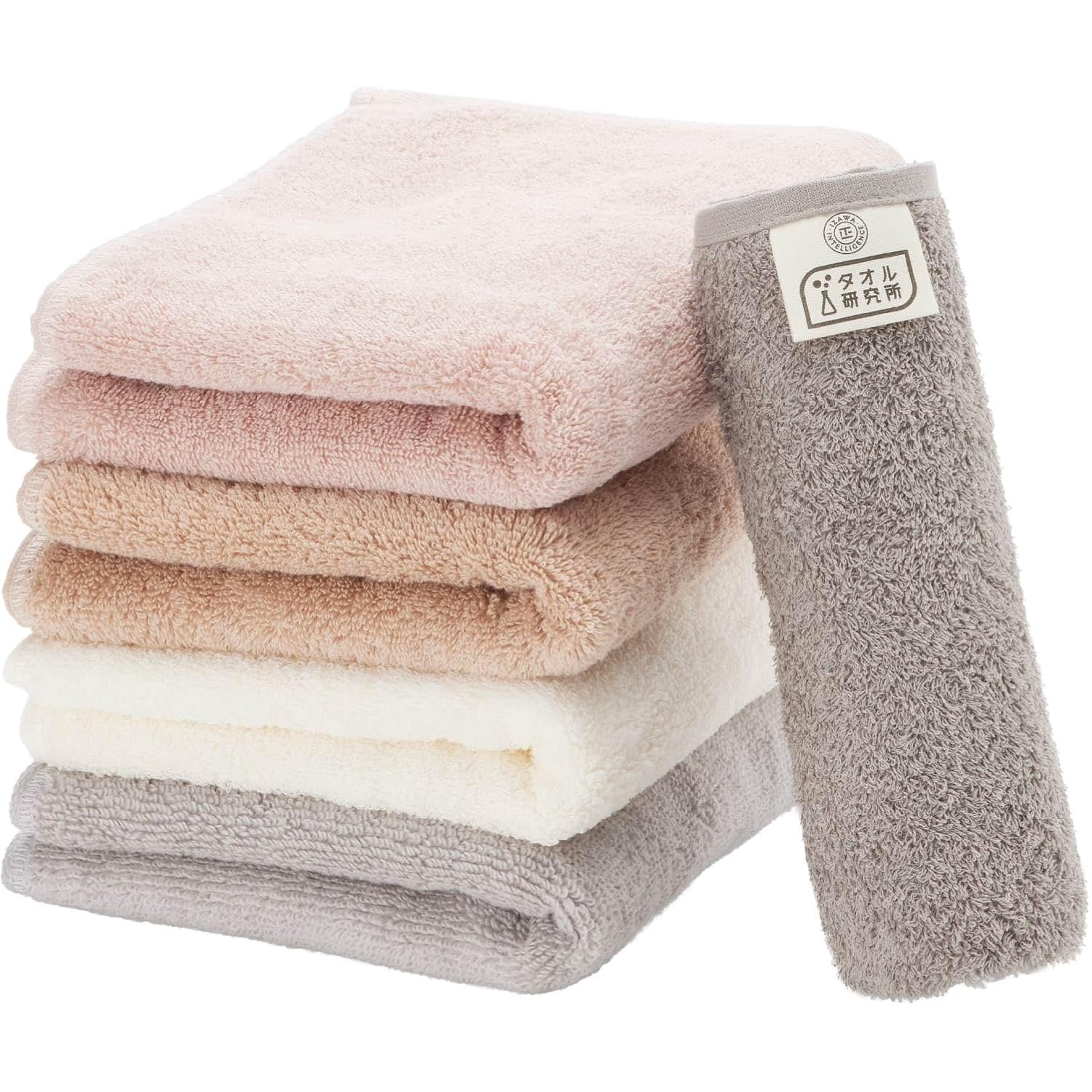 

Towel Laboratory Compare Find #myTowel -Warm- 5 types comparison Warm Color Assortment 5-piece set 100 Cotton 305480 GSM Japan Technology
