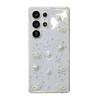 For Samsung S25Ultra Three-Dimensional Glue Drop Bear S24 Mobile Phone Case Love S23 Pearl A25 Bow