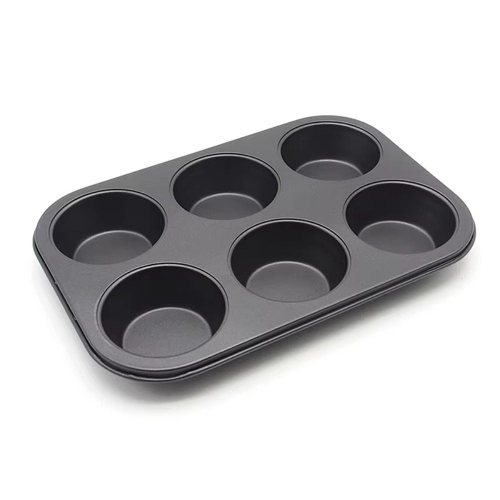 Non-Stick Muffin Pan Carbon Steel Cupcake Mold Kitchen Baking Tool Cheesecake Pan  Bakery