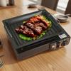 Striped Groove Grilling Tray with Handle Grilled Fish Platter Outdoor BBQ Grill Pan  Camping