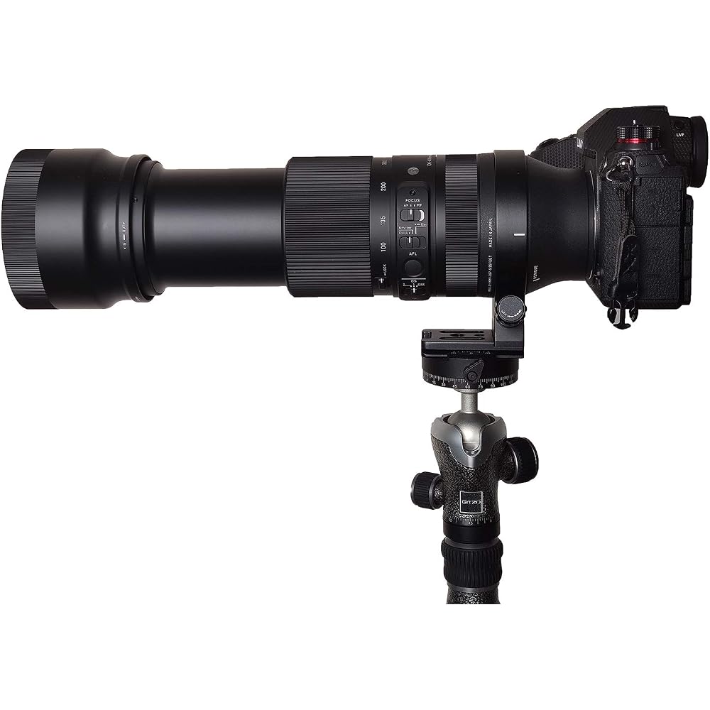 Haoge LMR-SM140S Lens Color Replacement Foot Tripod Mount Ring Stand Base for Sigma 100-400mm F5-6.3 DG DN OS Lens and Sony E Mount Art 105mm F1.4 DG 