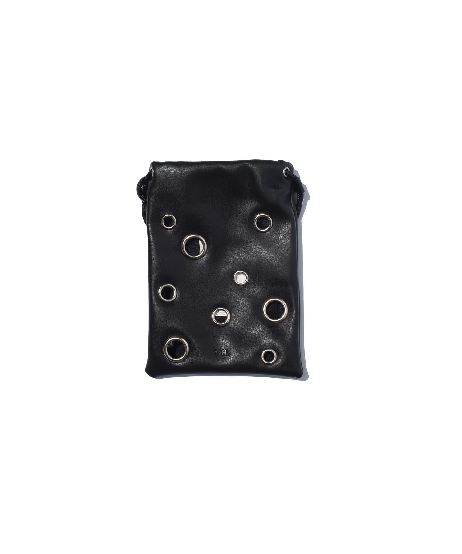 FCE Сумка-почтальон ТЕХ КОЖА С люверсами Пошетт чёрный